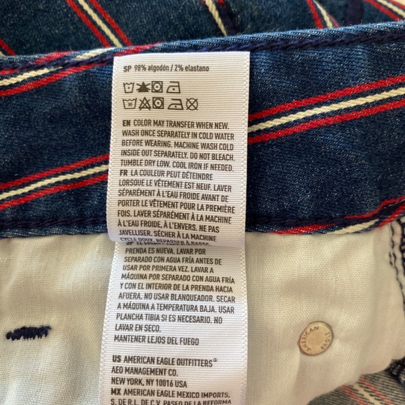 American Eagle Stripped Mini Skirt - Picture 9 of 14